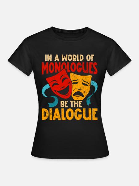 Schauspiellehrer Theaterunterricht - Frauen T-Shirt - Schwarz