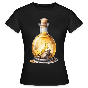 Zaubertrank Ästhetisches Gaming Und Ikonische - Frauen T-Shirt - Schwarz - Vorne - AI Model Female 172 dark (172cm)