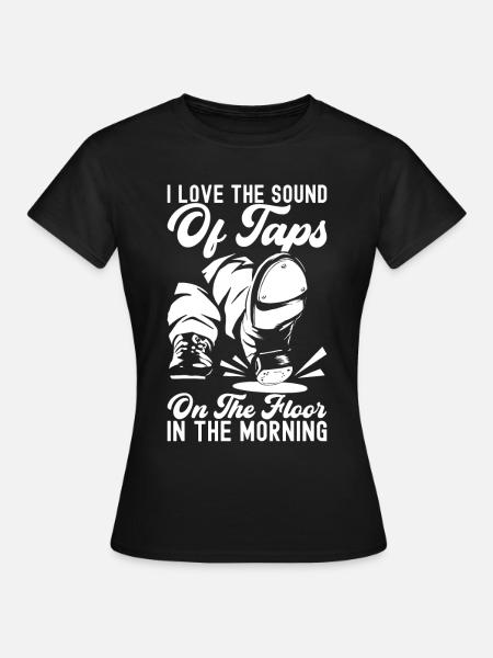 Stepptanz Stepptänzer - Frauen T-Shirt - Schwarz