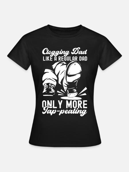 Stepptanz Stepptänzer - Frauen T-Shirt - Schwarz