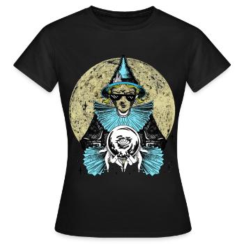 Diseuse de bonne aventure Meme Future Oracle - T-shirt Femme - noir - Devant - AI Model Female 172 dark (172cm)