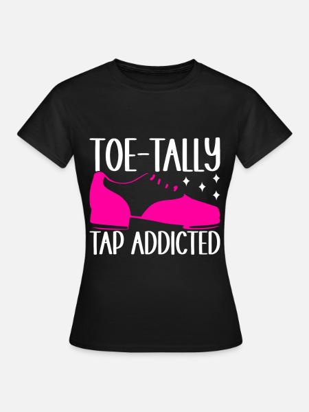 Stepptanz Stepptänzer - Frauen T-Shirt - Schwarz