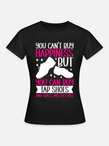 Stepptanz Stepptänzer - Frauen T-Shirt - Schwarz