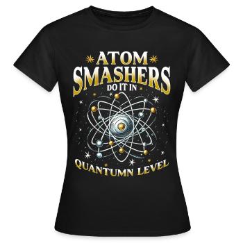 Ingénieur nucléaire Technicien nucléaire - T-shirt Femme - noir - Devant - AI Model Female 172 dark (172cm)