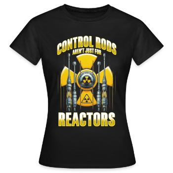 Ingénieur Nucléaire Technicien Nucléaire - T-shirt Femme - noir - Devant - AI Model Female 172 dark (172cm)