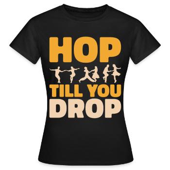 Lindy Hop Tänzer Swing Tanzpaar Swing Dance - Frauen T-Shirt - Schwarz - Vorne - AI Model Female 172 dark (172cm)