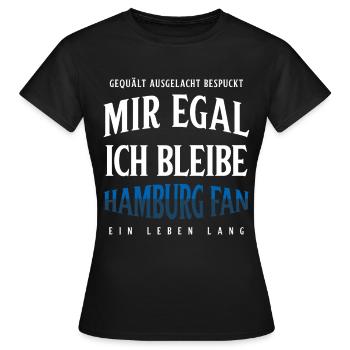 Hamburg Hanseatic City North German Low German - Women's T-Shirt - black - Front - AI Model Female 172 dark (172cm)