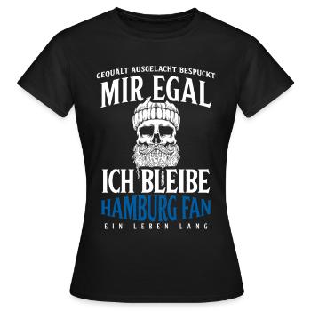 Hamburg Hanseatic City North German Low German - Women's T-Shirt - black - Front - AI Model Female 172 dark (172cm)