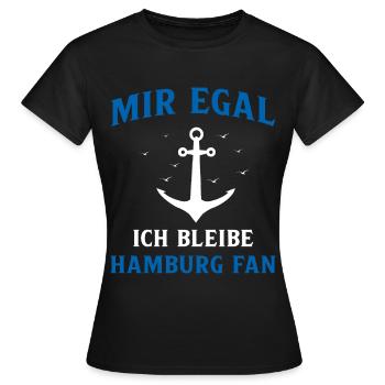 Hamburg Hanseatic City North German Low German - Women's T-Shirt - black - Front - AI Model Female 172 dark (172cm)