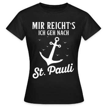Hamburg Hanseatic City North German Low German - Women's T-Shirt - black - Front - AI Model Female 172 dark (172cm)