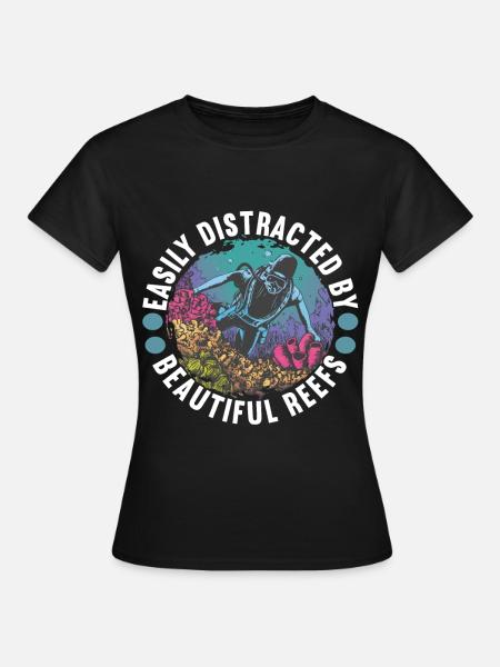 Meeresbiologie Meeresbiologe - Frauen T-Shirt - Schwarz