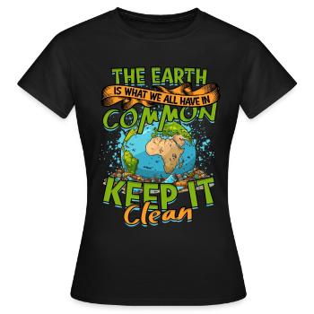 Umweltschützer Umweltschutz - Frauen T-Shirt - Schwarz - Vorne - AI Model Female 172 dark (172cm)