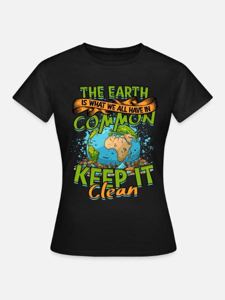 Umweltschützer Umweltschutz - Frauen T-Shirt - Schwarz