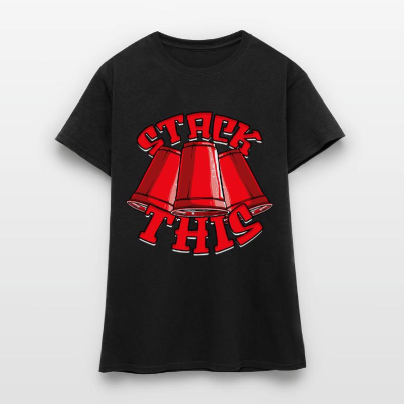 Sport Stacking Stack This Cup Stacking Frauen T-Shirt