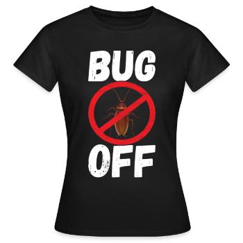 Exterminateur de lutte antiparasitaire - T-shirt Femme - noir - Devant - AI Model Female 172 dark (172cm)