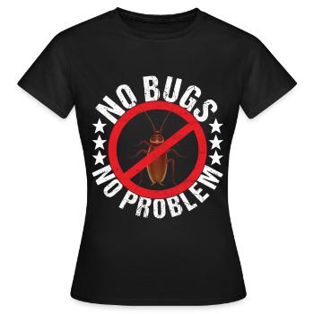 Exterminateurs de lutte antiparasitaire - T-shirt Femme - noir - Devant - AI Model Female 172 dark (172cm)