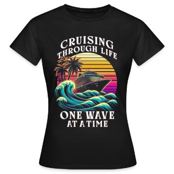 Cruise Crusader Crusader - Women's T-Shirt - black - Front - AI Model Female 172 dark (172cm)