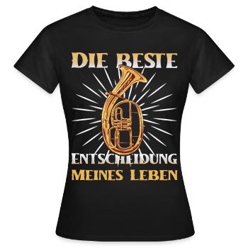 La meilleure décision de ma vie Ten - T-shirt Femme - noir - Devant - AI Model Female 172 dark (172cm)