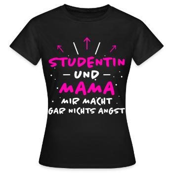 Studentin Spruch Universität Studentin Geschenk - Frauen T-Shirt - Schwarz - Vorne - AI Model Female 172 dark (172cm)