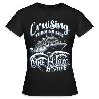 Cruise Crusader Crusader - Women's T-Shirt - black - Front - AI Model Female 172 dark (172cm)