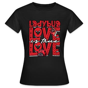 Ladybug Entomology Entomologist - Women's T-Shirt - black - Front - AI Model Female 172 dark (172cm)