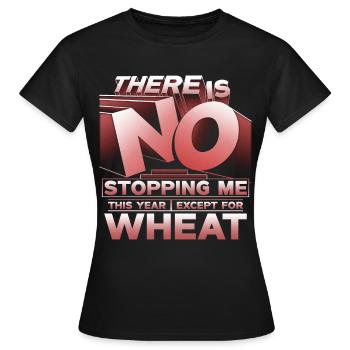 Wheat allergy - Women's T-Shirt - black - Front - AI Model Female 172 dark (172cm)