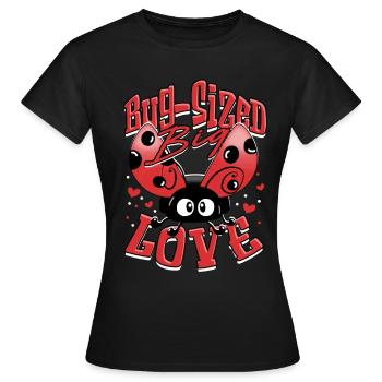 Ladybug Entomology Entomologist - Women's T-Shirt - black - Front - AI Model Female 172 dark (172cm)