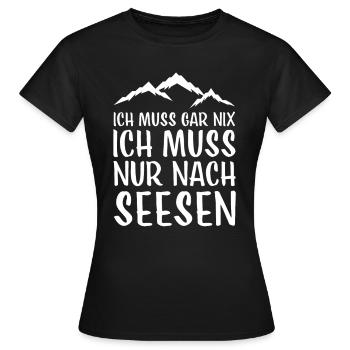Seesen Harz Brocken Brockenbahn Walpurgis for - T-shirt Femme - noir - Devant - AI Model Female 172 dark (172cm)