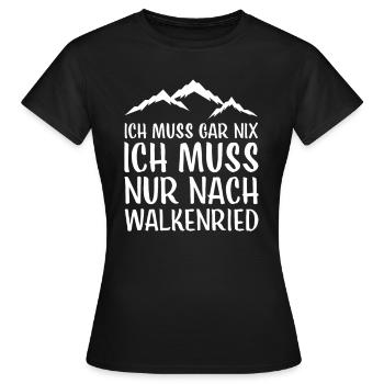 Walkenried I Harz Brocken Brockenbahn Walpurgis - T-shirt Femme - noir - Devant - AI Model Female 172 dark (172cm)