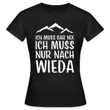 Wieda I Harz Brocken Brockenbahn Walpurgis for - T-shirt Femme - noir - Devant - AI Model Female 172 dark (172cm)