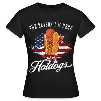 Jollier - T-shirt Femme - noir - Devant - AI Model Female 172 dark (172cm)