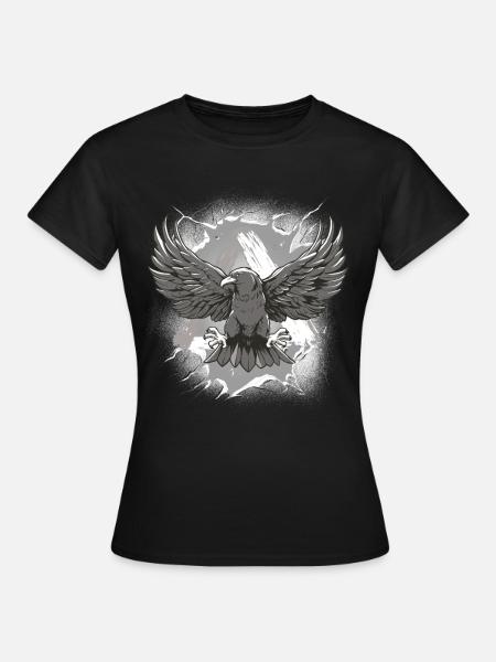 Halloween Kraai Kraaien Raaf Occulte Vogels - Vrouwen T-shirt - zwart