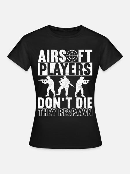 Airsoft Waffe Airsoft Hobby - Frauen T-Shirt - Schwarz
