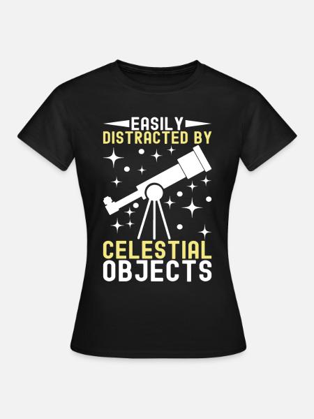 Atronome Astronomie - Frauen T-Shirt - Schwarz