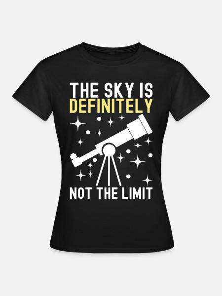 Atronome Astronomie - Frauen T-Shirt - Schwarz