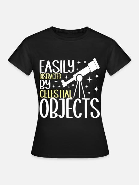 Astronom Astronomie - Frauen T-Shirt - Schwarz