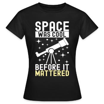 Astronomie astronome - T-shirt Femme - noir - Devant - AI Model Female 172 dark (172cm)