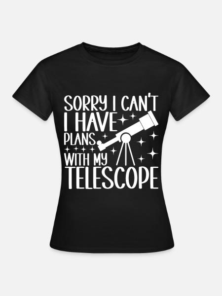 Astronom Astronomie - Frauen T-Shirt - Schwarz