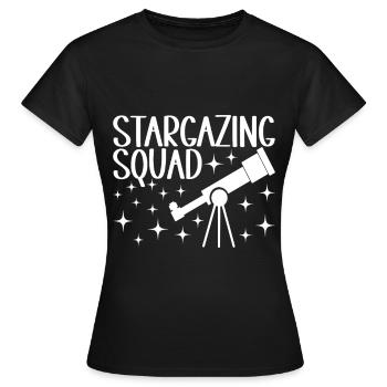 Astronomie astronome - T-shirt Femme - noir - Devant - AI Model Female 172 dark (172cm)