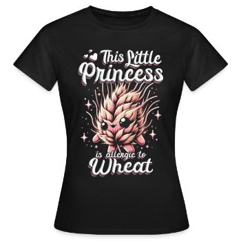 Wheat allergy - Women's T-Shirt - black - Front - AI Model Female 172 dark (172cm)