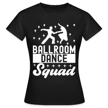Danse de salon Danseurs de salon Danseurs de salon Danseurs de salon - T-shirt Femme - noir - Devant - AI Model Female 172 dark (172cm)