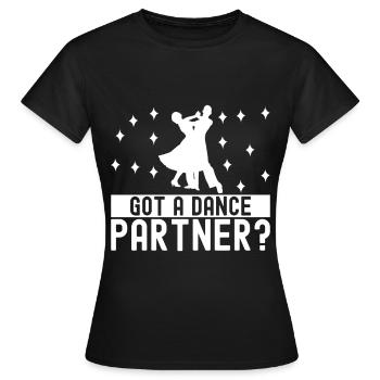 Danse de salon Danseurs de salon Danseurs de salon Danseurs de salon - T-shirt Femme - noir - Devant - AI Model Female 172 dark (172cm)