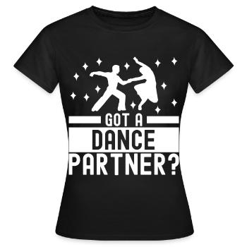 Danse de salon Danseurs de salon Danseurs de salon Danseurs de salon - T-shirt Femme - noir - Devant - AI Model Female 172 dark (172cm)