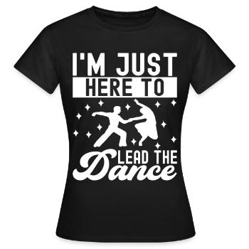 Danse de salon Danseurs de salon Danseurs de salon Danseurs de salon - T-shirt Femme - noir - Devant - AI Model Female 172 dark (172cm)