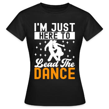 Danse de salon Danseurs de salon Danseurs de salon Danseurs de salon - T-shirt Femme - noir - Devant - AI Model Female 172 dark (172cm)