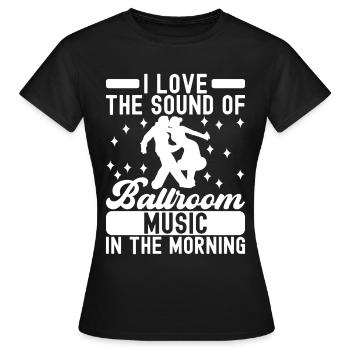 Danse de salon Danseurs de salon Danseurs de salon Danseurs de salon - T-shirt Femme - noir - Devant - AI Model Female 172 dark (172cm)