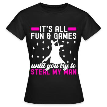 Danse de salon Danseurs de salon Danseurs de salon Danseurs de salon - T-shirt Femme - noir - Devant - AI Model Female 172 dark (172cm)