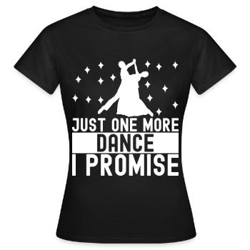 Ballroom Dance Ballroom Dancers Ballroom Dancers - Women's T-Shirt - black - Front - AI Model Female 172 dark (172cm)