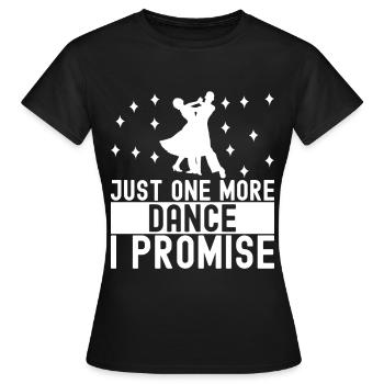Ballroom Dance Ballroom Dancers Ballroom Dancers - Women's T-Shirt - black - Front - AI Model Female 172 dark (172cm)
