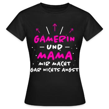 Gamerin Spruch Videospiel Sprüche Gamerin Geschenk - Frauen T-Shirt - Schwarz - Vorne - AI Model Female 172 dark (172cm)